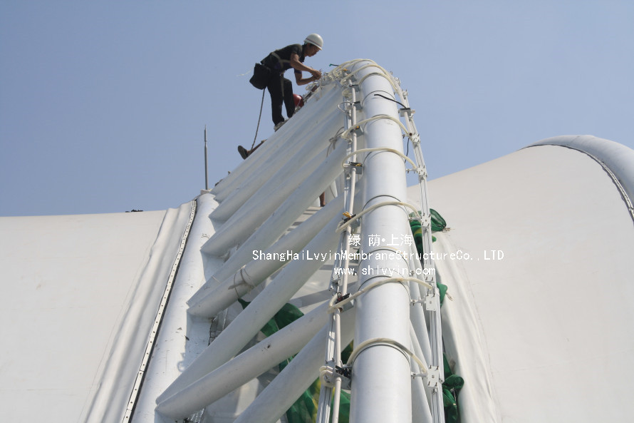 鋼網(wǎng)架結構分條分塊安裝檢驗