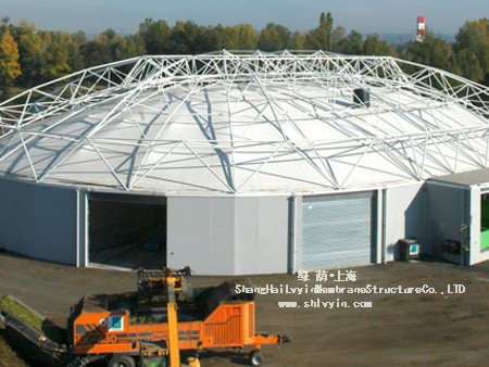 污水池加蓋還可以這樣做——無骨架雙膜集氣罩